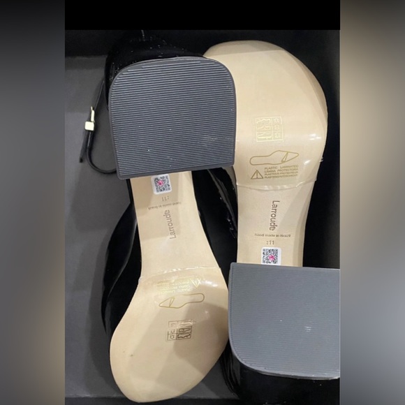 Larroudé Ari Patent Leather Ankle-Strap Platform Pumps size 11 new in box - Picture 10 of 10